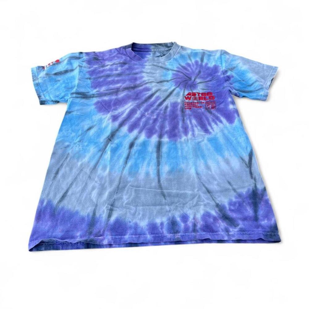 Travis Scott Cactus Jack Astroworld Festival Merch 2019 Tie Dye Shirt Size xl